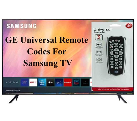 ge samsung universal remote codes